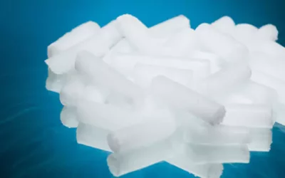 Dry Ice for Keeping Food Frozen During Transportation and Storage.